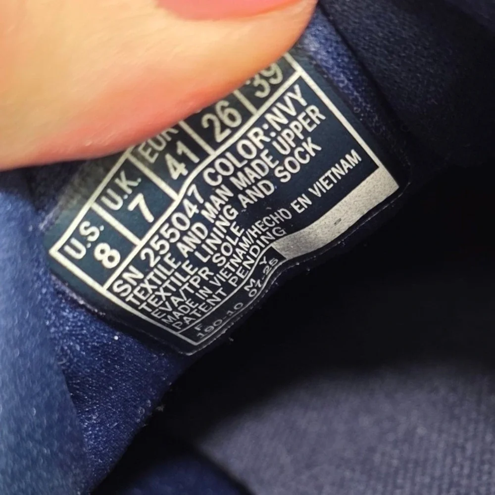 Skechers Glide-Lite Swift Fit Navy Hands Free Slip-Ins Mens 8 EU 41 NEW‎